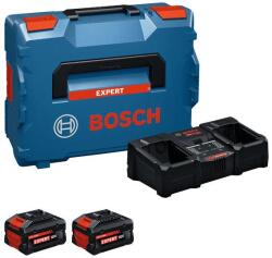 Bosch EXPERT 2 × EXBA18V-80 + EXAL18V2-320 - Két 18V 8Ah akkumulátor és dupla töltő készlet - 1600A0373X (1600A0373X)