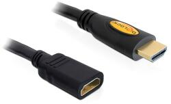 Delock magas sebességű HDMI hosszabbító kábel, Ethernettel, A apa / anya, 2 m