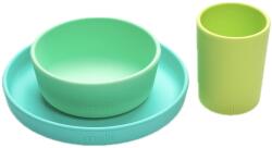 Melii Set de masă pentru copii, format din 3 piese Melii - Albastru-verde (39241040)