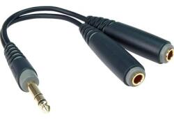 KLOTZ AYB-1 0, 2 m TRS 6, 3 mm - 2 x TRS 6, 3 mm aljzat Y elosztókábel