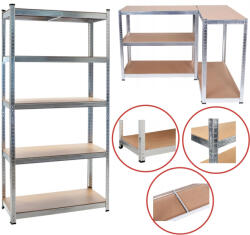 Mirpol Nagy teherbírású polc G 90x40x180 cm 175 kg (5901738193505) - homelux
