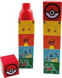 Kids Licensing Квадратна бутилка за вода Kids Euroswan - Pokemon, 650 ml (PK057)