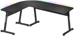 Huzaro Birou de gaming pe colț Huzaro - Hero 6.0 RGB, negru (HZ-HERO 6.0 RGB)