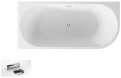 Besco Cada de baie freestanding, dreptunghiulara 170, B&W, Besco Zoya WAS-170ZBPC (WAS-170ZBPC)