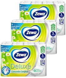 Zewa Deluxe Camomile Comfort 3 rétegű 3x24 db