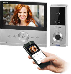 ORNO CONESSI videó ajtócsengő ezüst (OR-VID-M1075)