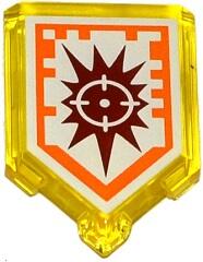 LEGO® Placă netedă 3 x 2 modificată decorată - Blazon Nexo (6132187)