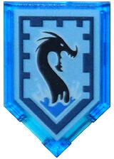 LEGO® Placă netedă 3 x 2 modificată decorată - Blazon Nexo (6133087)