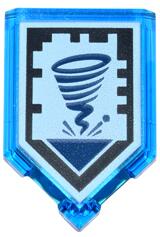 LEGO® Placă netedă 3 x 2 modificată decorată - Blazon Nexo (6133622)