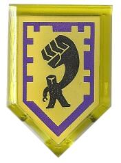 LEGO® Placă netedă 3 x 2 modificată decorată - Blazon Nexo (6133058)