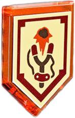LEGO® Placă netedă 3 x 2 modificată decorată - Blazon Nexo (6133197)