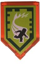 LEGO® Placă netedă 3 x 2 modificată decorată - Blazon Nexo (6132331)