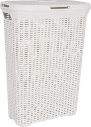 Curver Rattan Style Műanyag Szennyestartó 40 L - Krém