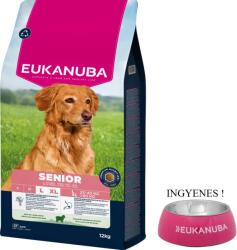 EUKANUBA EUKANUBA Mature & Senior Large Lamb & Rice 12 kg + Eukanuba tál INGYEN!