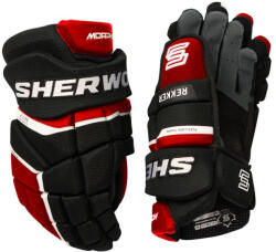 SHER-WOOD Mănuși de hochei Rekker Morph Pro Black/Red/White Junior 12 inci