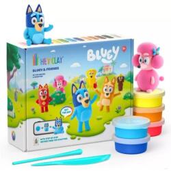 IMC Toys Hey Clay: Set mare de plastilină - Bluey (HCL15031CEE15)
