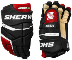 SHER-WOOD Mănuși de hochei Rekker Morph 1 Black/Red/White Junior 12 inci