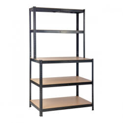 Mirpol Nagy teherbírású polc P 100x30/60x180 cm 150 kg (5905610250287) - geminiduo