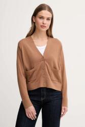 United Colors of Benetton gyapjú kardigán - barna M