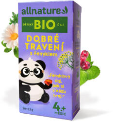 Allnature Bio Gyermektea Jó emésztés édesköménnyel 20x1, 5 g