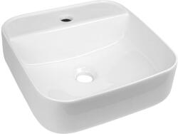 Mereo Mereo, Mereo Pultra helyezhető mosdó túlfolyó nélkül, 390x390x140 mm, kerámia, MER-UC393914S (MER-UC393914S)