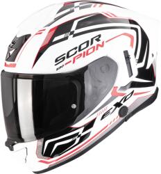 Scorpion Cască integrală pentru motocicletă Scorpion EXO-530 Air Slope, alb-negru-roșu (SCRP173-530-164)