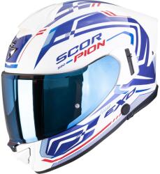 Scorpion Cască integrală pentru motocicletă Scorpion EXO-530 Air Slope, alb-albastru-roșu (SCRP173-530-236)