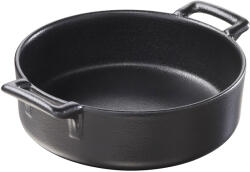 Revol Farfurie pentru cuptor BELLE CUISINE 18, 5 cm, rotund, negru mat, porțelan, REVOL (RV642081)