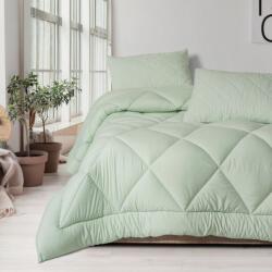 Cottonbox® Set pilota iarna Softwash pat dublu, Cotton Box, Verde Iasomie