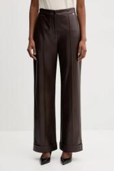 Liu Jo nadrág barna, magas derekú egyenes, MF5069 E0624 - barna 36