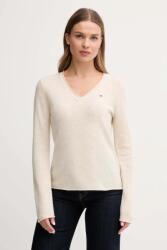 Tommy Hilfiger gyapjú pulóver könnyű, bordó, WW0WW43505 - bézs XS - answear - 47 990 Ft