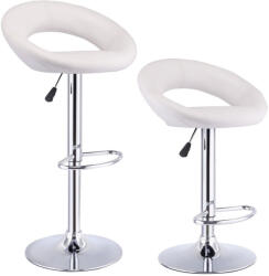 Timeless Home 2 db bárszék, választható színben-fehér (HOP1000877-2)
