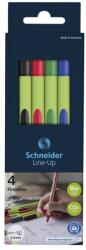 Schneider Fineliner varf 0.4 mm SCHNEIDER Line-Up, 4 buc/set (S-191094)