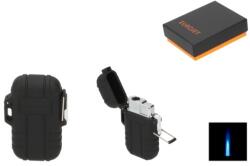 Eurojet szúrólángos vihargyújtó - fekete gumírozott borítással (A-250102)