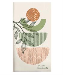 Lizzy Card Zsebnaptár 2026 LIZZY heti fekvő 17x9, 4cm Abstract (21719)