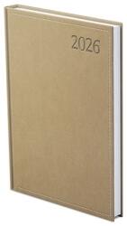 TopTimer Határidőnapló 2026 heti A/5 TOPTIMER Traditional T015 fehér lapos bézs (T015T-007)