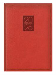 TopTimer Határidőnapló 2026 heti B/5 TOPTIMER Classic C011 sárga lapos bordó (26C011C-002)