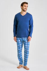 Taro Pijamale din bumbac Mark albastru, 6XL