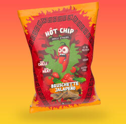  Hot Chip STRIPS Bruschette Jalapeno ízű csípős snack 80g