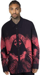 KILLSTAR Мъжка риза KILLSTAR x ALCHEMY - Mórrígan Moon - Black/Red - KSRA013377