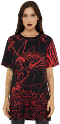 KILLSTAR Тениска унисекс KILLSTAR x ALCHEMY - Dark Catharsis - Black/Red - KSRA013358