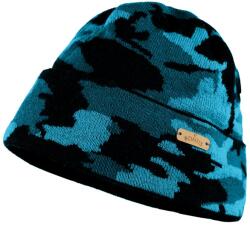 Bontis Gyerek terepmintás sapka - Türkiz | unisex gyermek (P359-2)