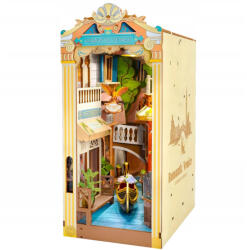Rolife 3D fa puzzle - Romantikus Velence könyvtámasz 110 db