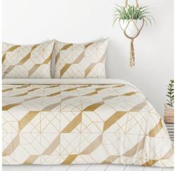 Eurofirany Aggie mikroszálas ágyneműhuzat arany 220x200 cm - 70x80 cm 2db