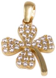 Ékszershop Köves arany lóhere medál (1325766)