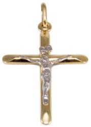 Ékszershop Bicolor arany kereszt medál (1319788)