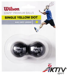 Wilson Squash labda Wilson Staff sárga 2 db (WRT617800+)