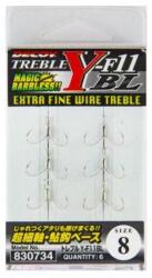 Decoy Y-F11BL Extra Fine Wire #10 Barbless hármas horog 6 db/csg (830727)