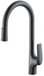 Water Fun Ibiza Gun Grey kihúzható konyhai csaptelep (KCSGR-8203) - zuhanykabinpont