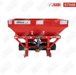 Made in Turkey Műtrágyaszóró 2 tárcsás 1000L, saválló tárcsákkal, 24m szórási szélesség, ponyvával, kardánnal /török/
